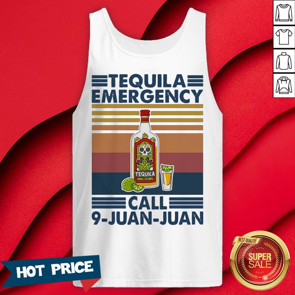 Tequila Emergency Call 9 Juan Juan Vintage Shirt - Image 2