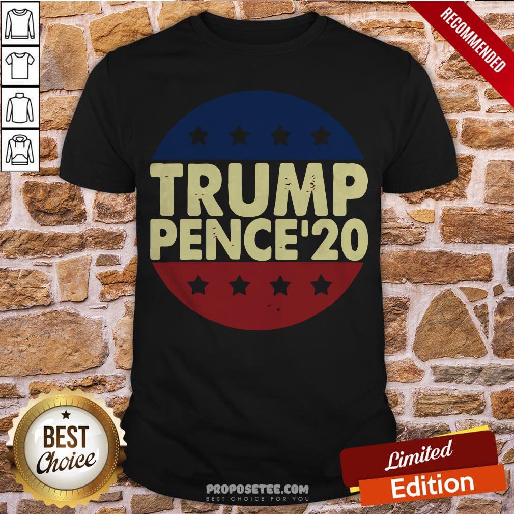 The Trump Pence 2020 Election Costume Patriotic Gift Retro Shirt