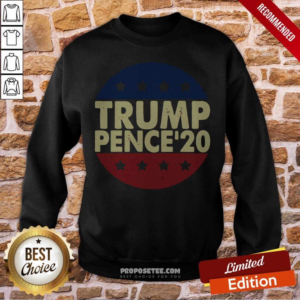 The Trump Pence 2020 Election Costume Patriotic Gift Retro Shirt - Image 4