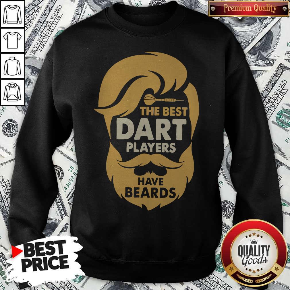 The Best Dart Players Have Beards Shirt - Image 2