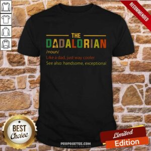 The Dadalorian Like A Dad Just Way Cooler Vintage Shirt