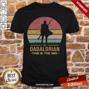 The Dadalorian This Is The Way Vintage Shirt