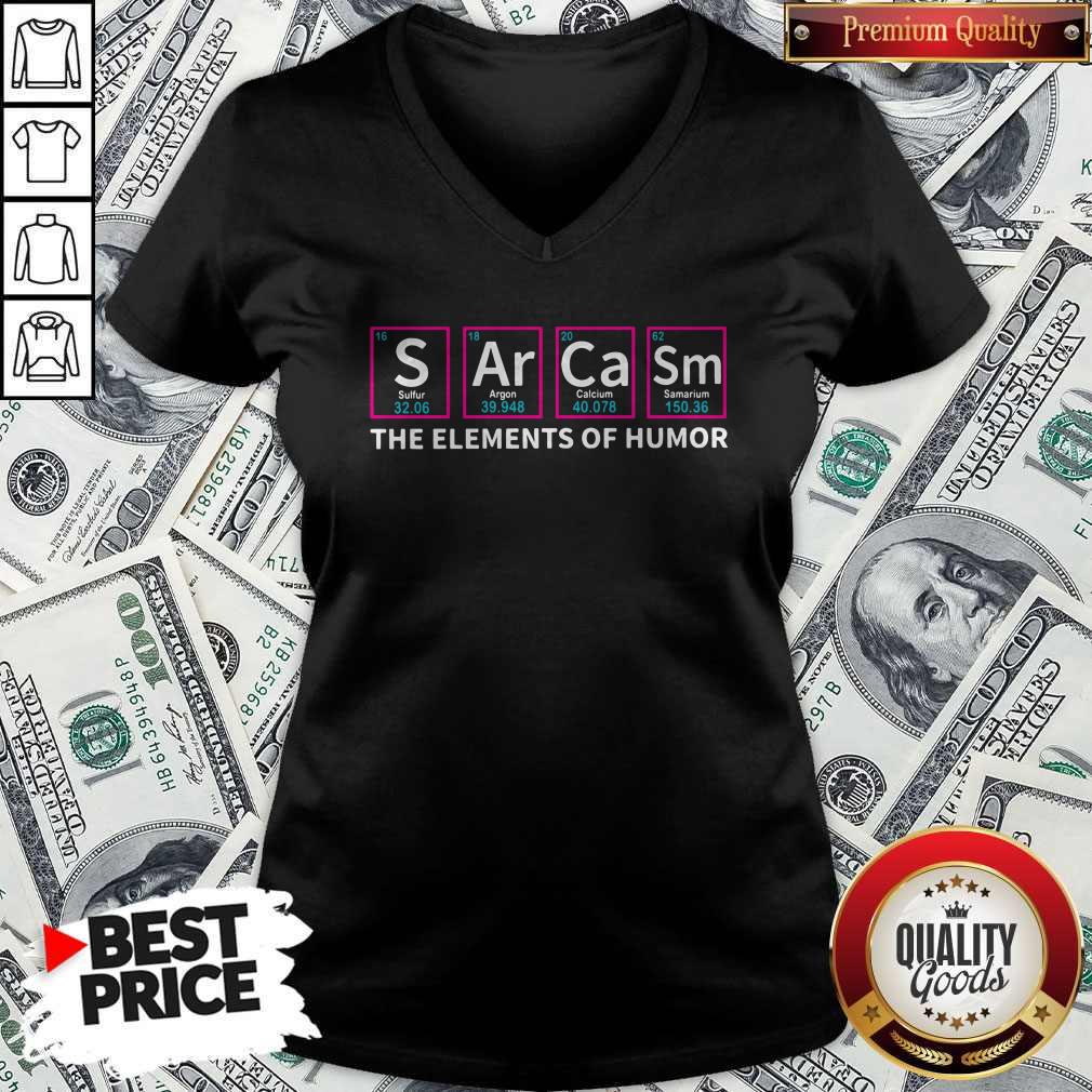 The Elements Of Humor Sulfur Argon Calcium Samarium Shirt - Image 4