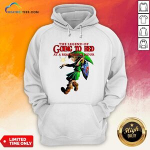 Alternative view of The Legend Of Going To Bed At Reasonable Hour Shirt