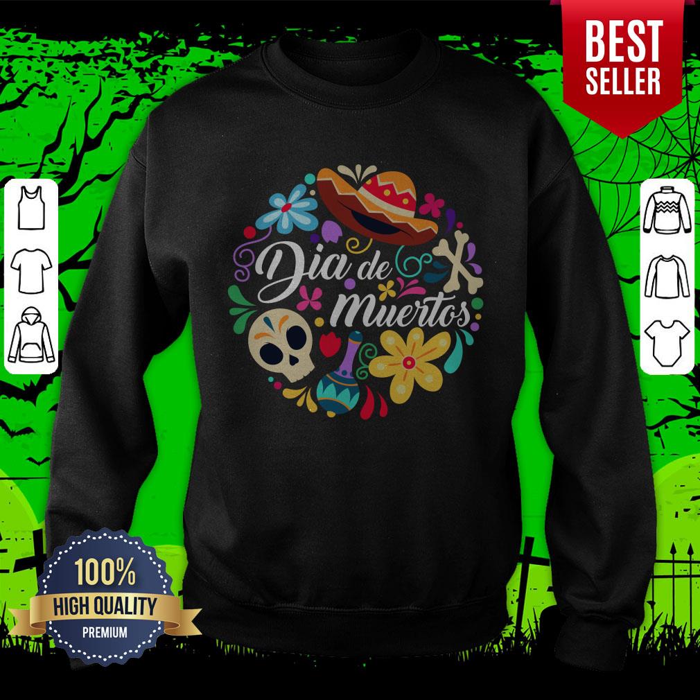 The Mexico Dia De Muertos Sugar Skull Day Dead Shirt - Image 2