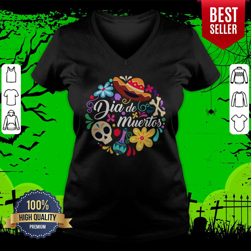 The Mexico Dia De Muertos Sugar Skull Day Dead Shirt - Image 4