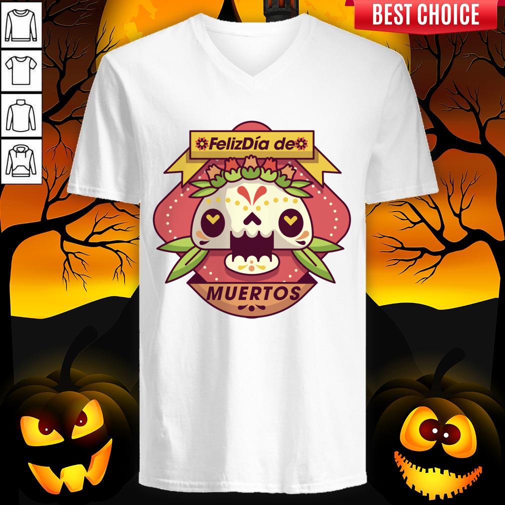 The Mexico Sugar Skull Dia De Muertos Day Dead Shirt - Image 3