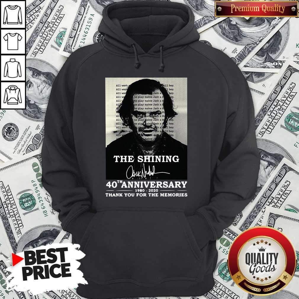 The Shining 40th Anniversary 1980 2020 Thank You For The Memories Signature Shirt - Image 3