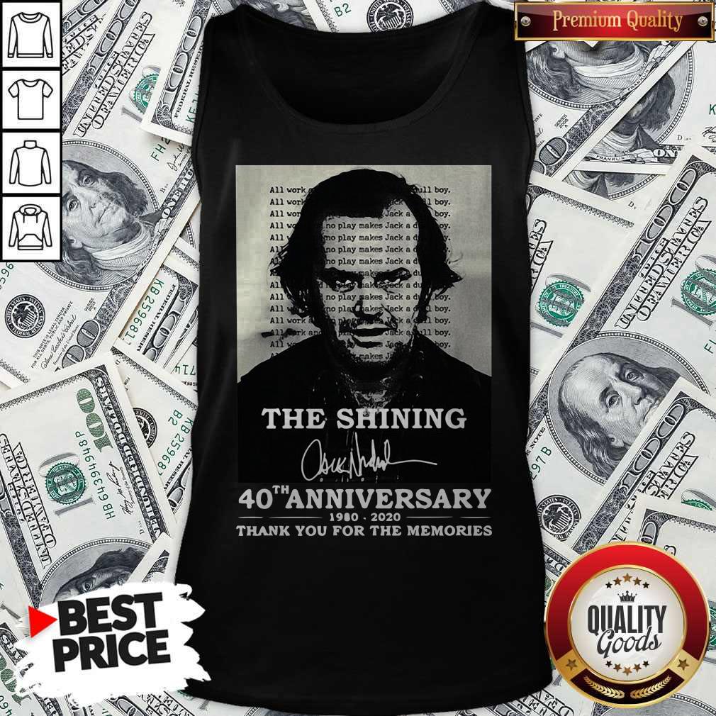 The Shining 40th Anniversary 1980 2020 Thank You For The Memories Signature Shirt - Image 4