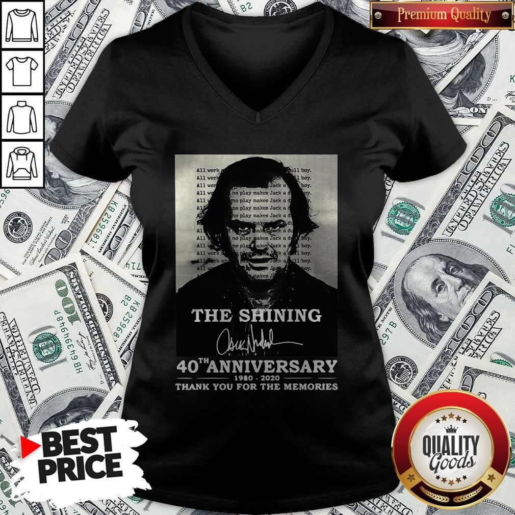 The Shining 40th Anniversary 1980 2020 Thank You For The Memories Signature Shirt - Image 2