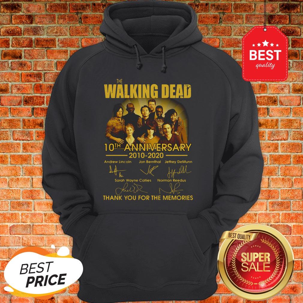 The Walking Dead Character 10th Anniversary 2010-2020 Signatures Shirt - Image 5