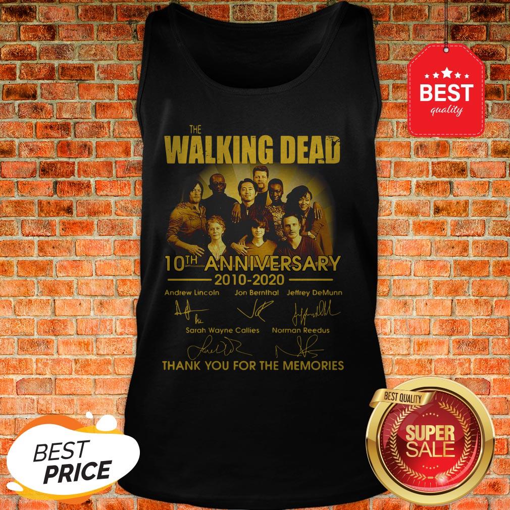 The Walking Dead Character 10th Anniversary 2010-2020 Signatures Shirt - Image 3