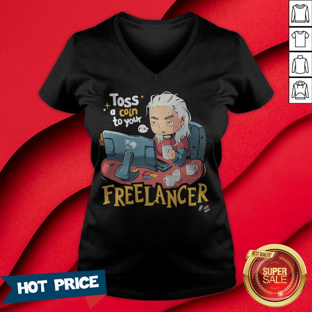 The Witcher Toss A Coin To Your Freelancer Shirt - Image 3