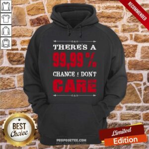 Alternative view of Theres A Chance I Dont Care Shirt
