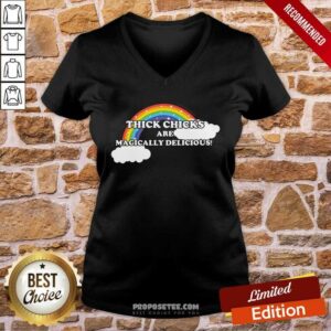 Alternative view of Thick Chicks Are Magically Delicious Shirt