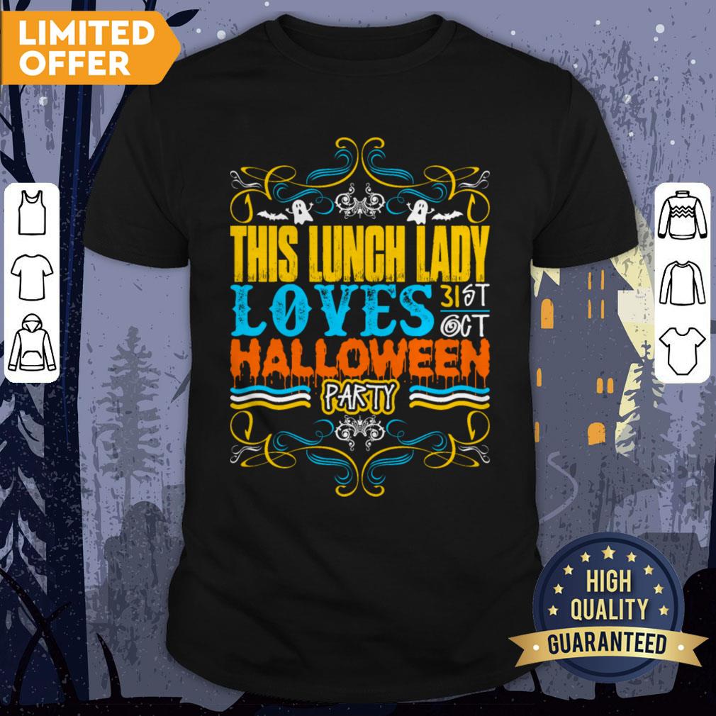 This Lunch Lady Loves Halloween Party Shirt