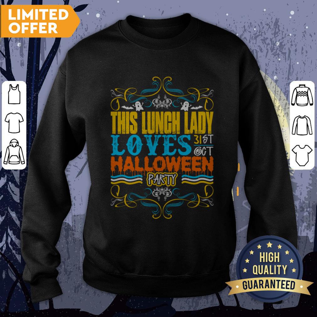 This Lunch Lady Loves Halloween Party Shirt - Image 4