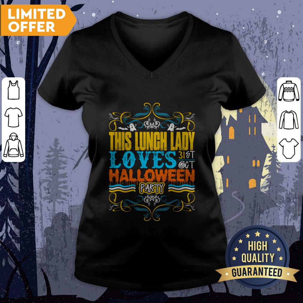 This Lunch Lady Loves Halloween Party Shirt - Image 3
