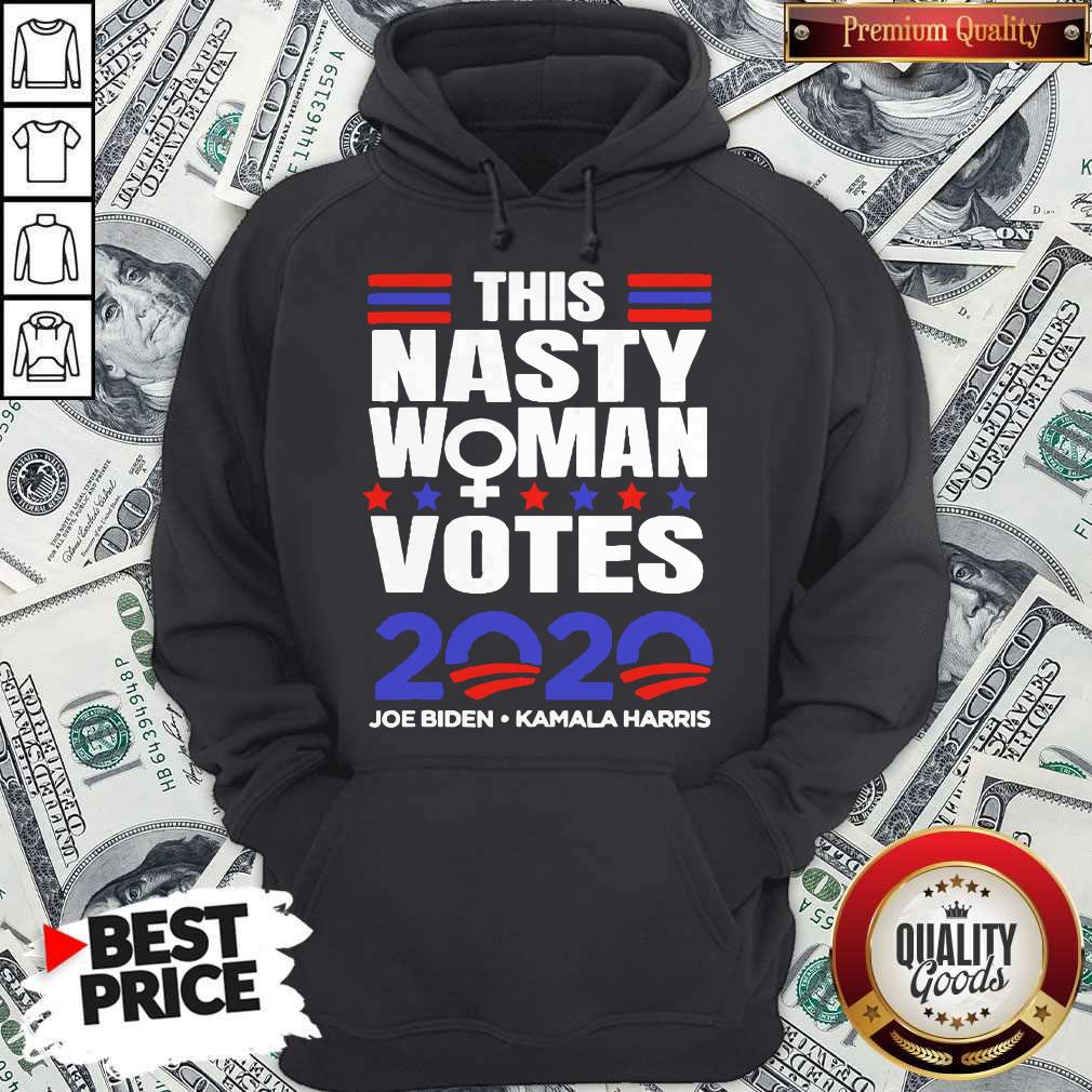 This Nasty Woman Votes Biden Harris 2020 Election Feminist Shirt - Image 5