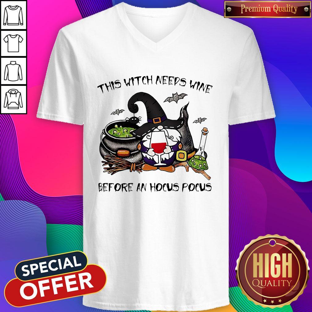 This Witch Neeps Wine Before An Hocus Pocus Halloween Shirt - Image 3