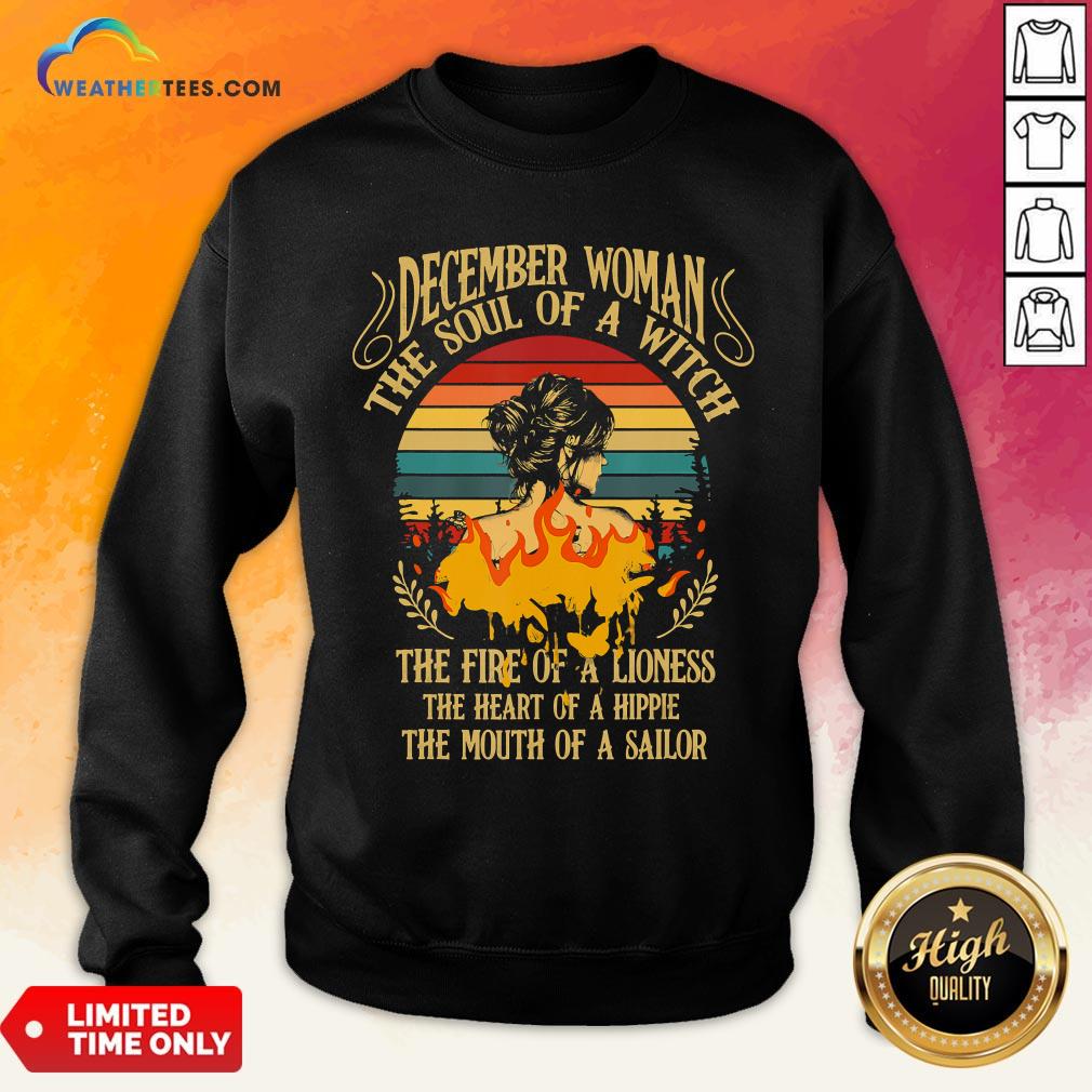Thought December Woman The Soul Of A Witch Camper Camping Vintage Shirt - Image 4