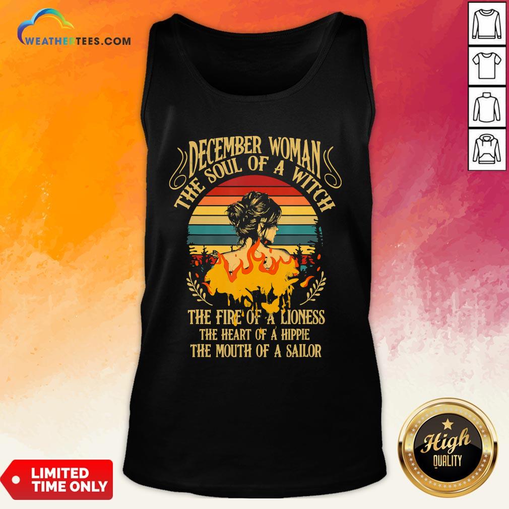Thought December Woman The Soul Of A Witch Camper Camping Vintage Shirt - Image 3