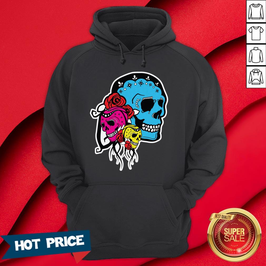 Thrice The Deat Dia De Muertos Day Dead Shirt - Image 5