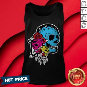 Alternative view of Thrice The Deat Dia De Muertos Day Dead Shirt