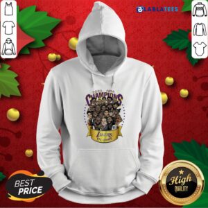 Alternative view of Top 2020 NBA Champions Los Angeles Lakers 17 Champs Cartoon Shirt