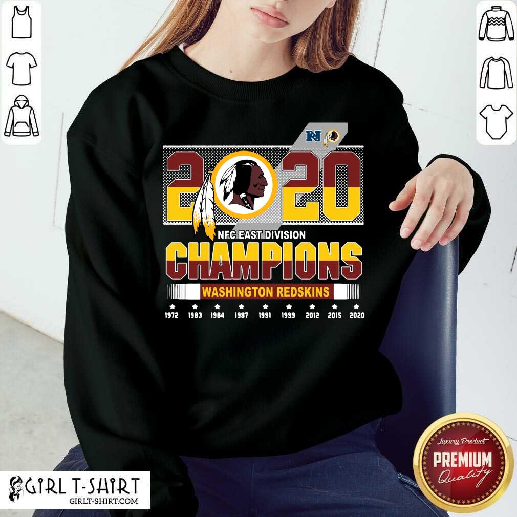 Top 2020 Nfc East Division Champions Washington Redskins 1972 2020 Shirt - Image 4