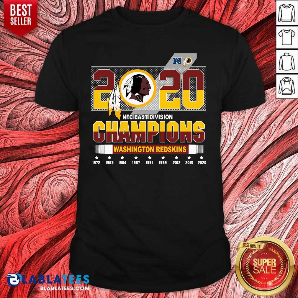 Top 2020 NFC East Division Champions Washington Redskins Shirt