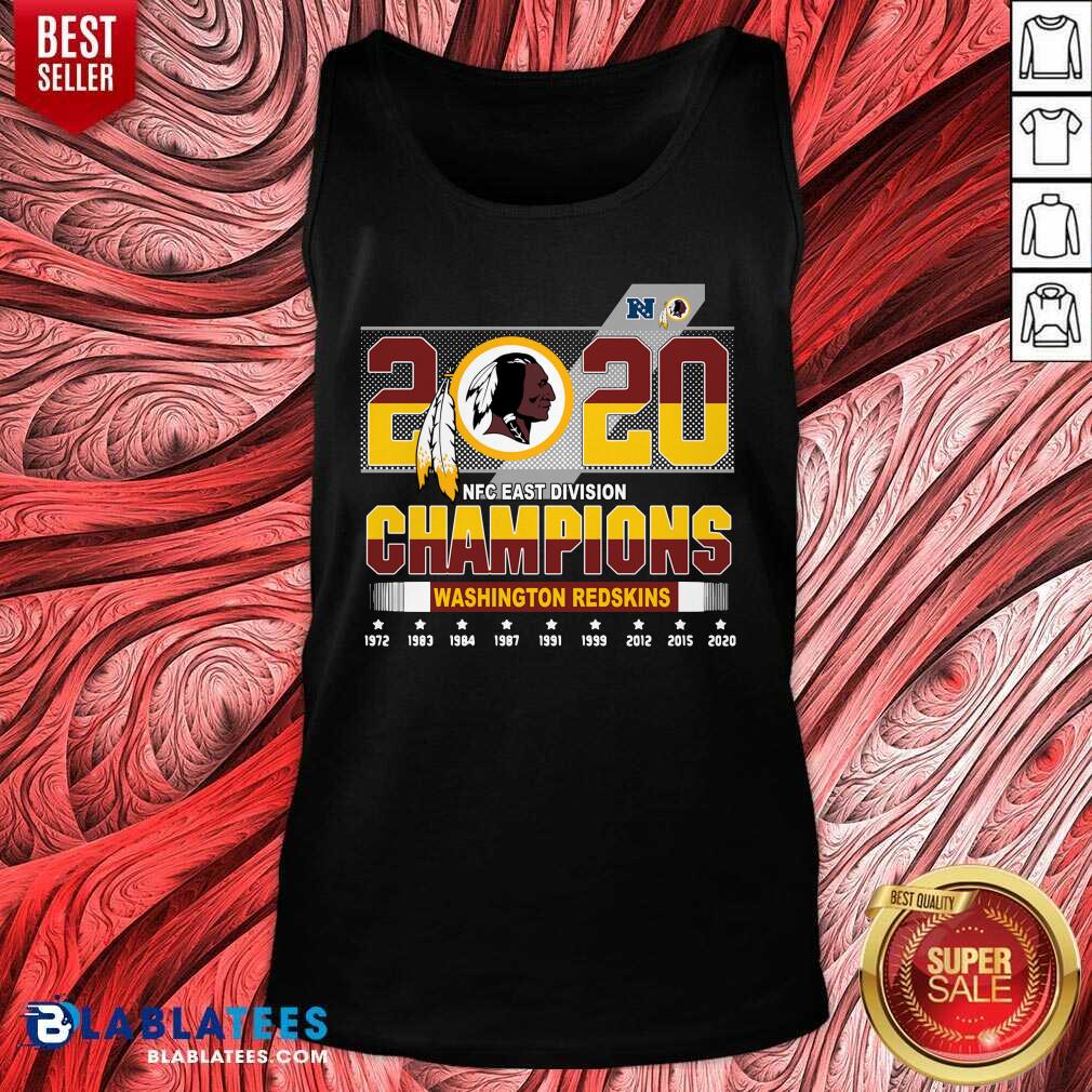 Top 2020 NFC East Division Champions Washington Redskins Shirt - Image 3