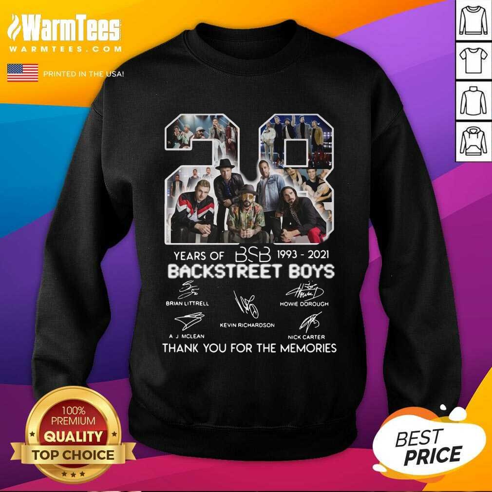 Top 28 Years Of BSB Backstreet Boys Shirt - Image 3