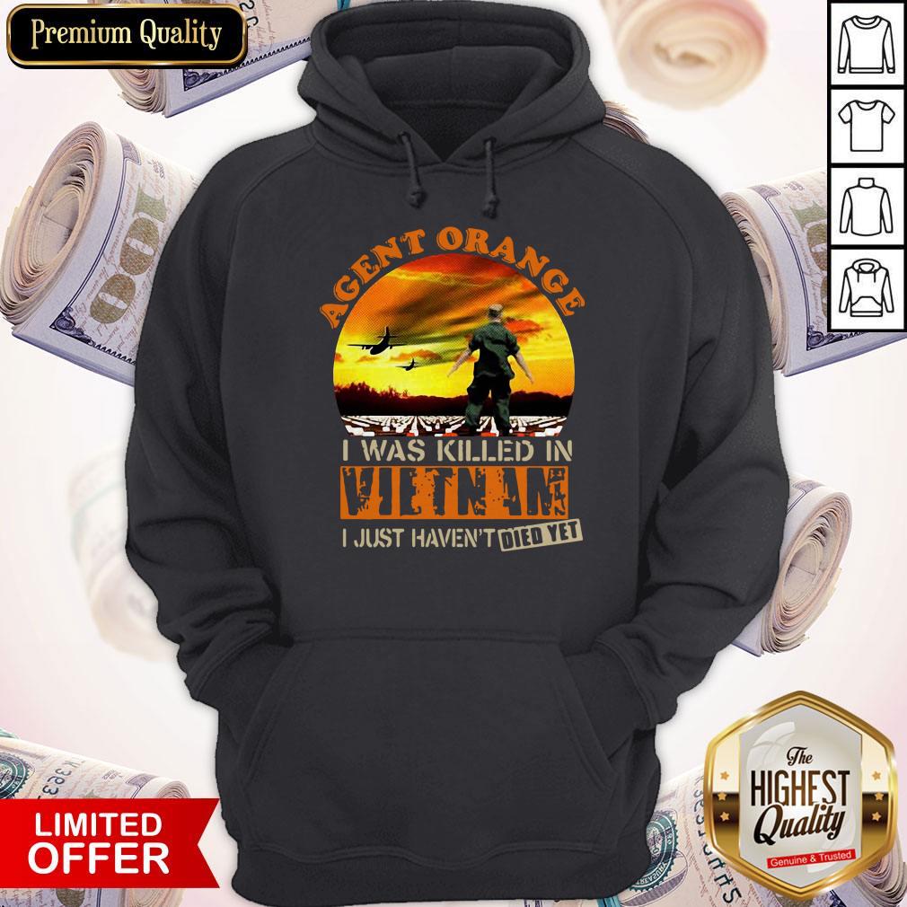 Top Agent Orange I Was Killed In Vietnam I Just Haven’t Died Yet Shirt - Image 3