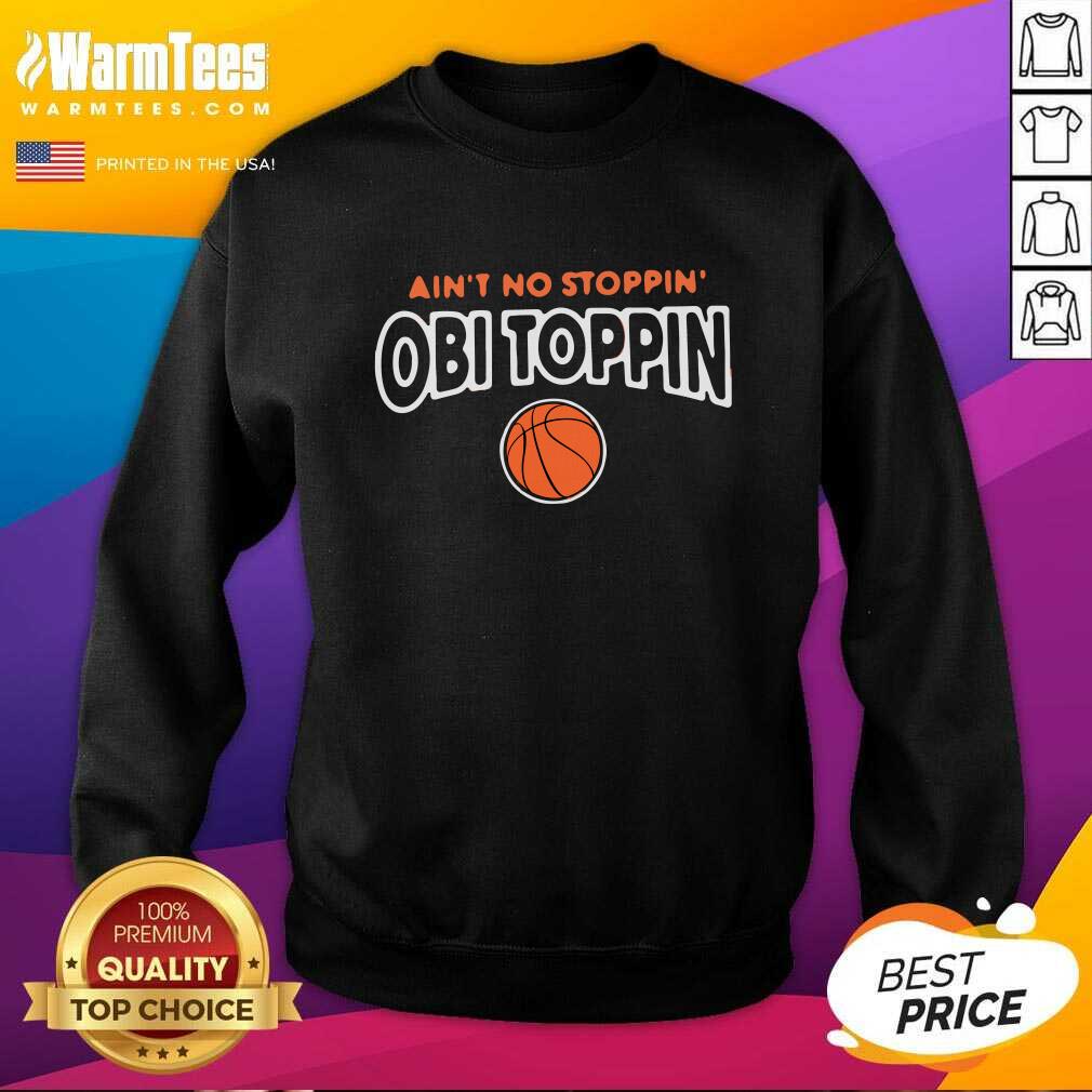 Top Ain’t No Stoppin Obi Toppin Shirt - Image 3