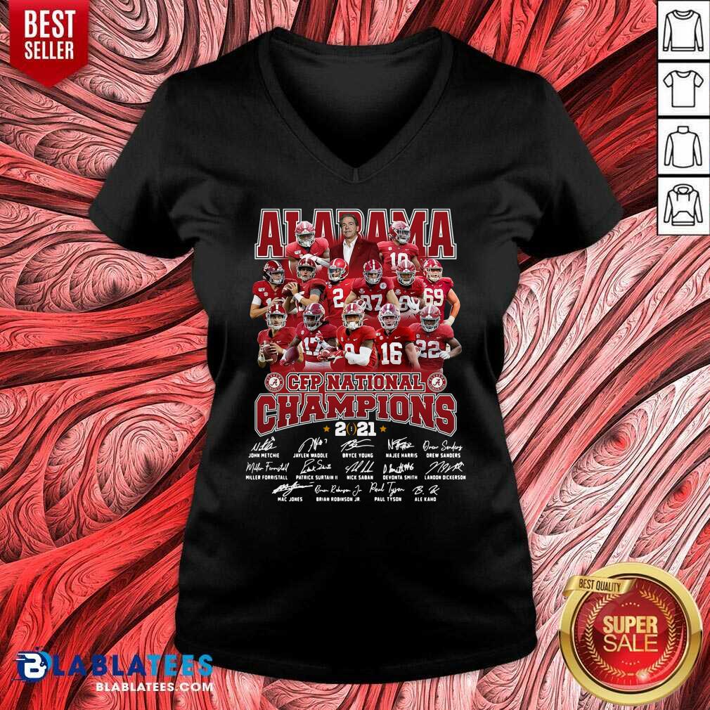 Top Alabama Cfp National Champions 2020 Signature Shirt - Image 2