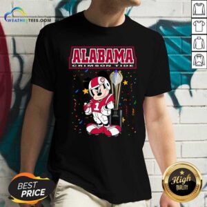 Alternative view of Top Alabama Crimson Tide Mickey Mouse Shirt