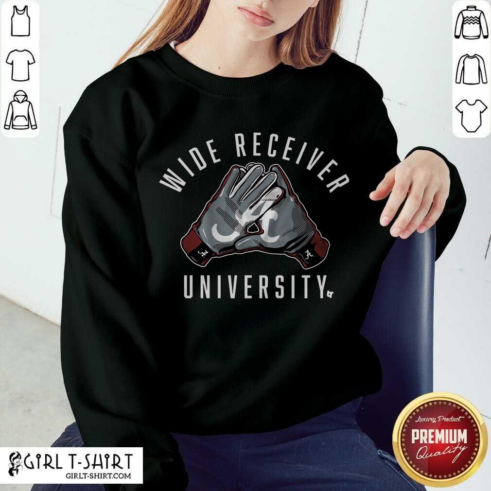 Top Alabama Football Wide Receiver University Shirt - Image 2