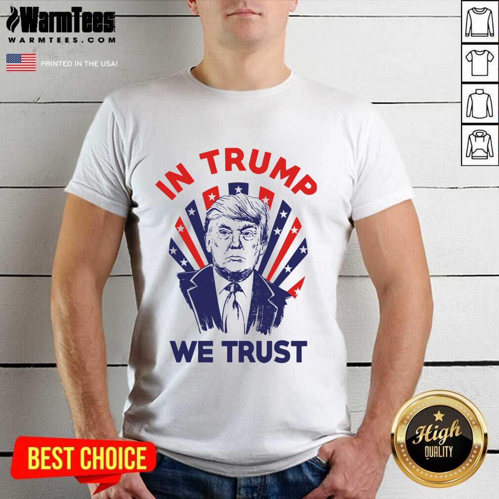 Top American Flag In Donald Trump We Trust Shirt