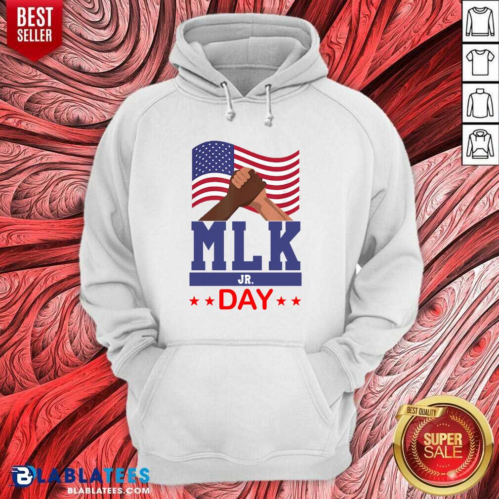 Top American Flag Martin Luther King Jr Day MLK Fist Freedom Shirt - Image 5