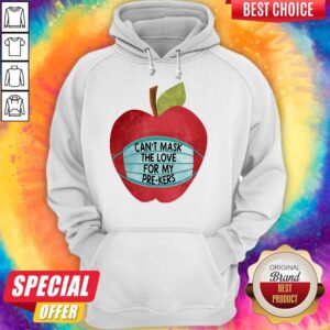 Alternative view of Top Apple Face Mask Cant Mask The Love For My Pre Kers Shirt
