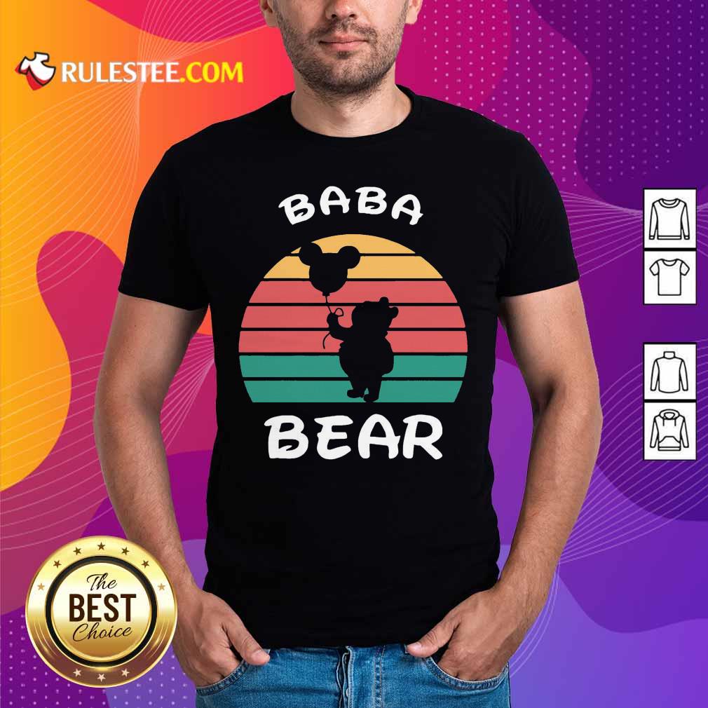 Top Baba Bear Disney Vintage Retro Shirt