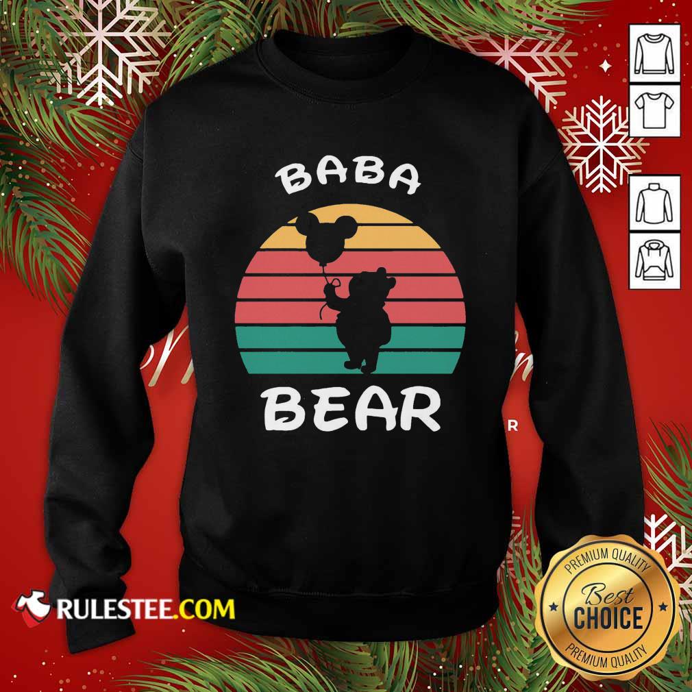 Top Baba Bear Disney Vintage Retro Shirt - Image 5