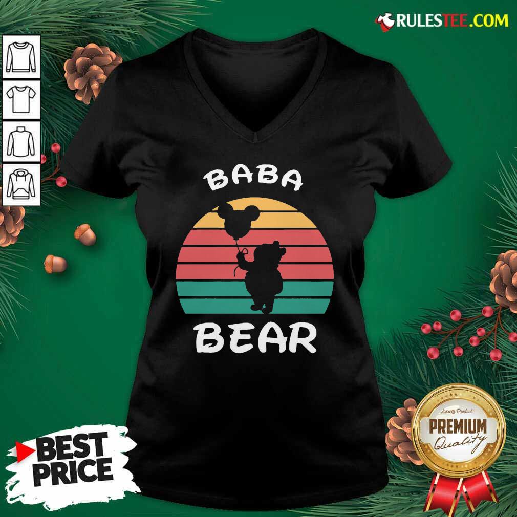 Top Baba Bear Disney Vintage Retro Shirt - Image 3