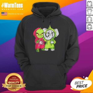 Alternative view of Top Baby Grinch Baby Elephant Peace Alabama Crimson Tide Shirt