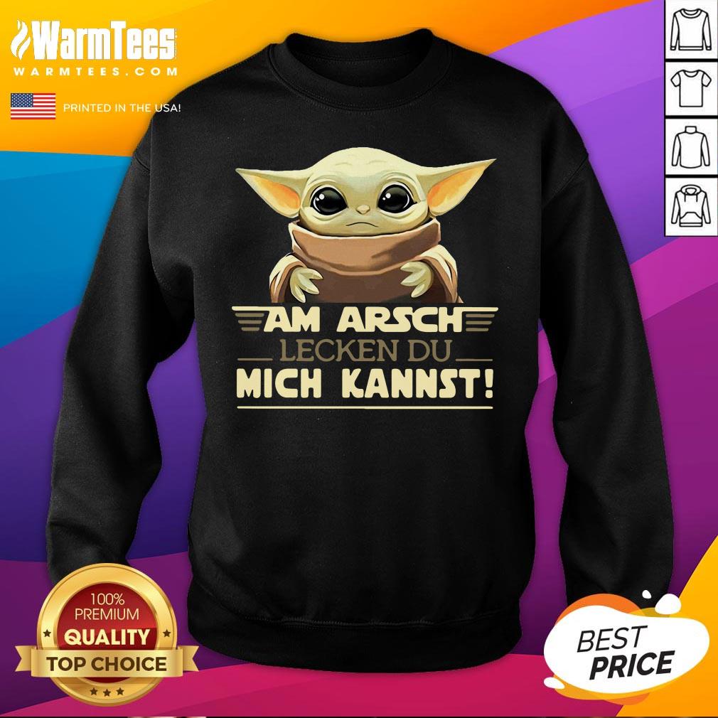 Top Baby Yoda Am Arsch Lecken Du Mich Kannst Shirt - Image 4