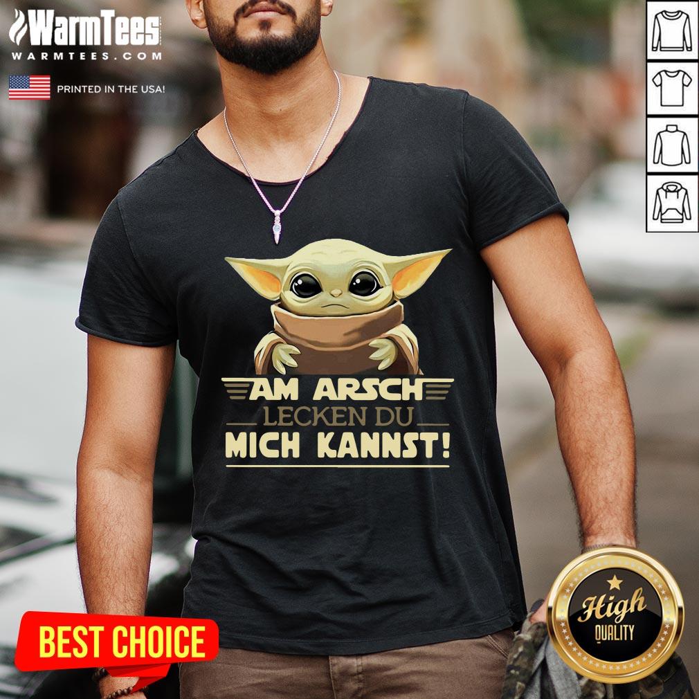 Top Baby Yoda Am Arsch Lecken Du Mich Kannst Shirt - Image 3