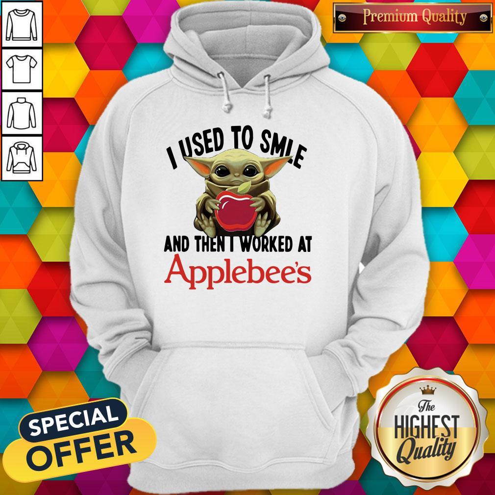 Top Baby Yoda I Used To Smile And Then I Worked At Applebee’s Shirt - Image 3