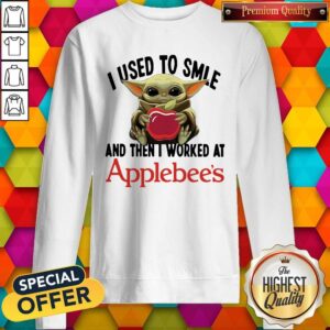 Alternative view of Top Baby Yoda I Used To Smile And Then I Worked At Applebee’s Shirt