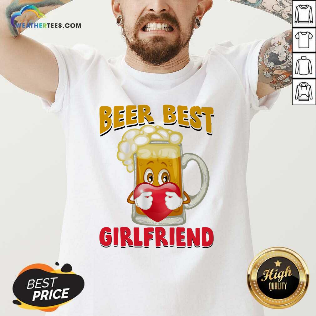 Top Beer Best Girlfriends Heart Shirt - Image 2